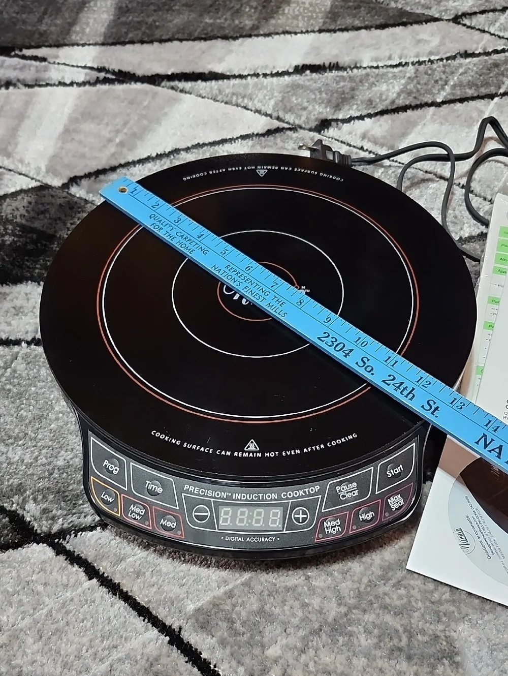 NUWAVE PRECISION INDUCTION ENERGY-EFFICIENT COOKTOP COMPACT & PORTABILITY ✈️